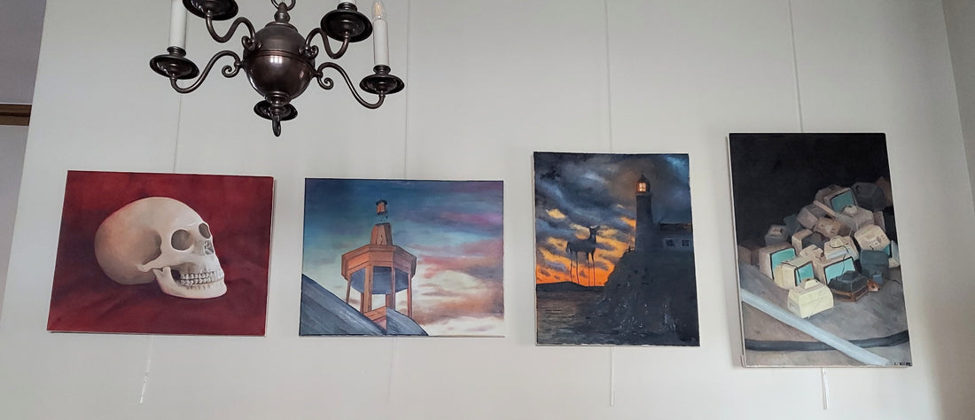 Art Reception At Gafney Library, Sanbornville, NH