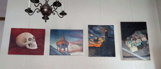 Art Reception At Gafney Library, Sanbornville, NH